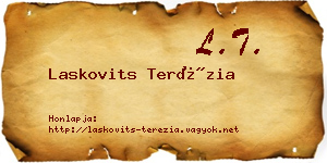 Laskovits Terézia névjegykártya